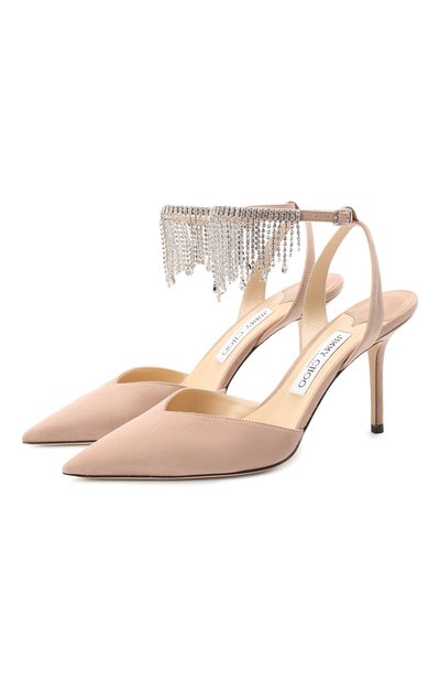 Замшевые туфли birtie 85 JIMMY CHOO, арт. BIRTIE 85/DRS, фото 1