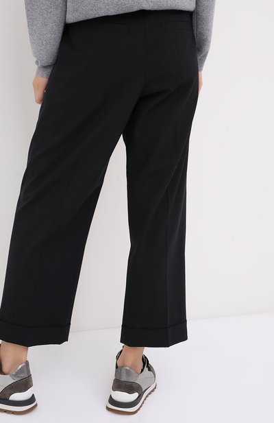 Шерстяные брюки BRUNELLO CUCINELLI, арт. MPW07P7355, фото 4