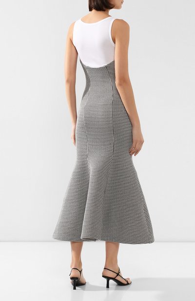 Платье VIKA GAZINSKAYA черно-белого цвета по цене 84200 руб., арт. FW19-1369, фото 4 Платье VIKA GAZINSKAYA, арт. FW19-1369, фото 4