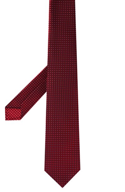 Шелковый галстук KITON красного цвета по цене 41650 руб., арт. UCRVKLC03M20, фото 3 Шелковый галстук KITON, арт. UCRVKLC03M20, фото 3