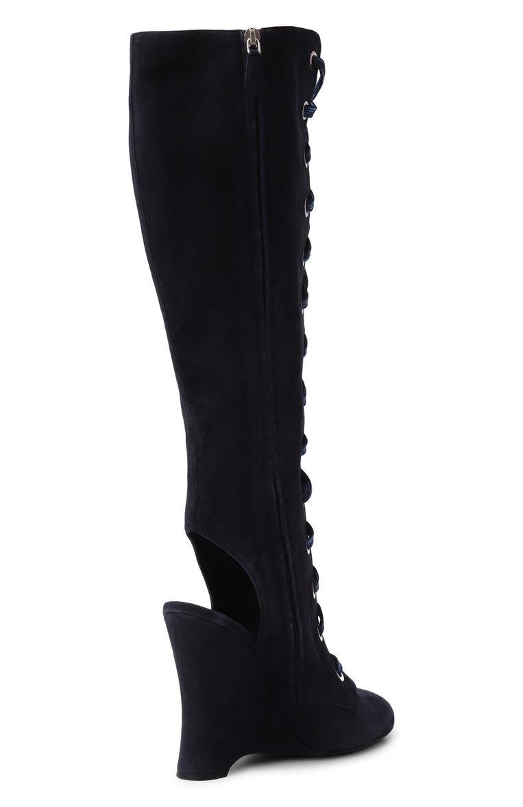 Замшевые сапоги PRADA, арт. 1W186H-008-F0008-110, фото 3