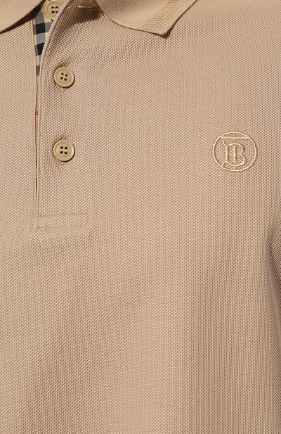 Хлопковое поло BURBERRY, арт. 8083157, фото 5