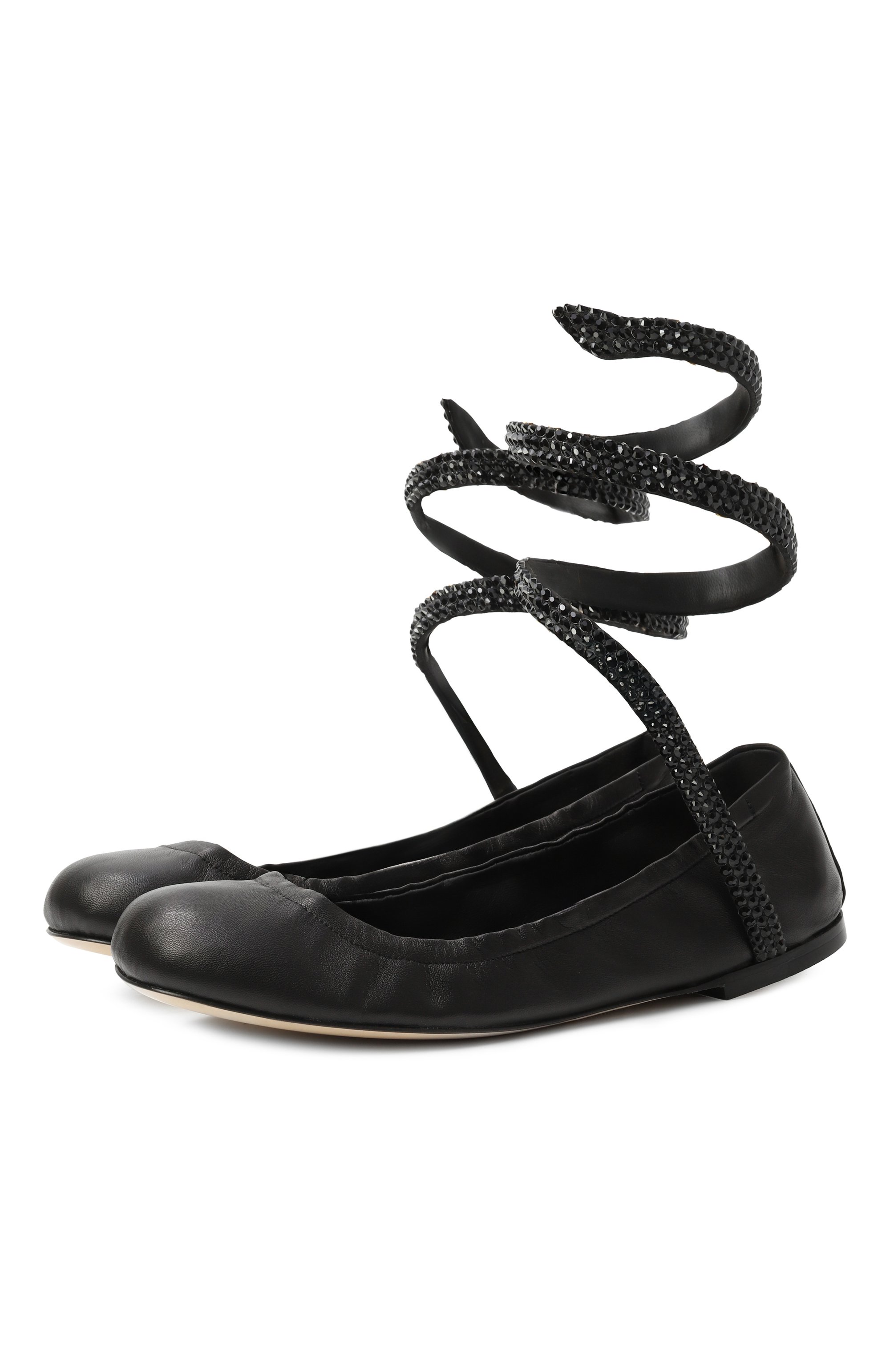 Кожаные балетки cleo RENE CAOVILLA, арт. C12073-010/NA01, фото 1