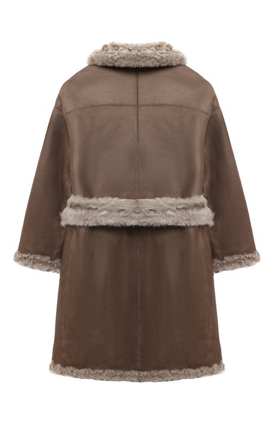 Шуба с поясом BRUNELLO CUCINELLI, арт. BPBRGY605A, фото 5