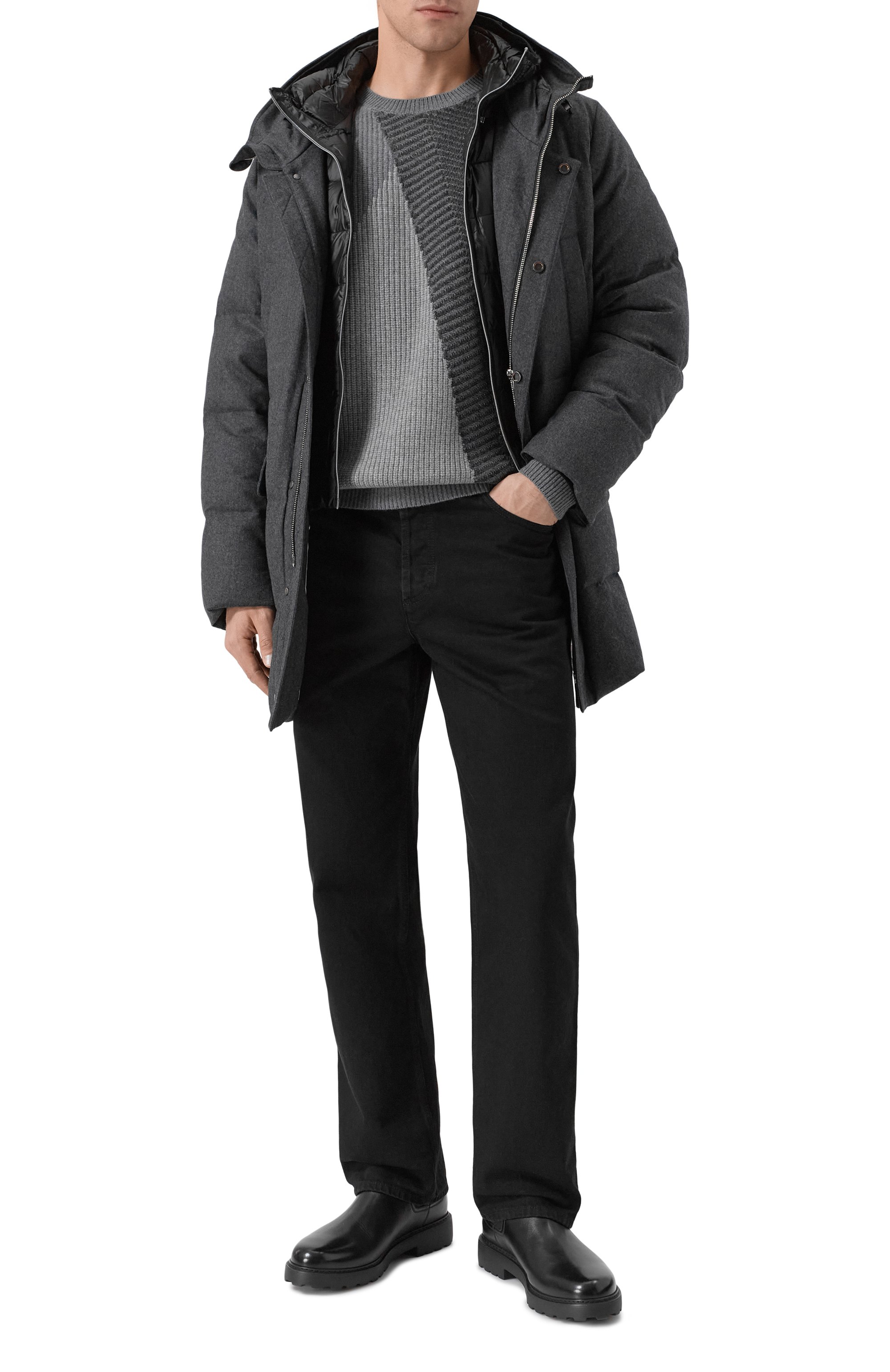 Джемпер из шерсти и кашемира CORNELIANI, арт. 26M517-2625103, фото 2