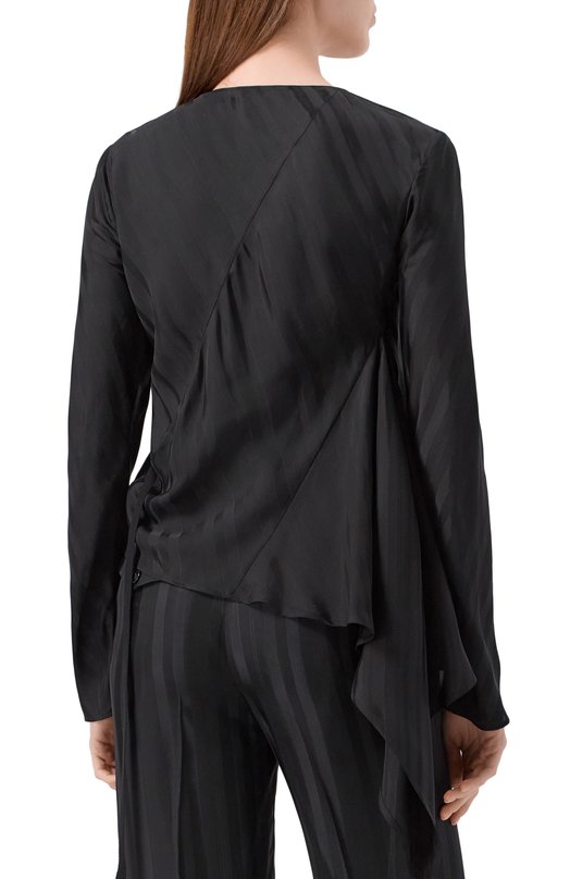 Топ из вискозы Ann Demeulemeester B0013131/FA564 Чёрный  B0013131/FA564 Фото 4