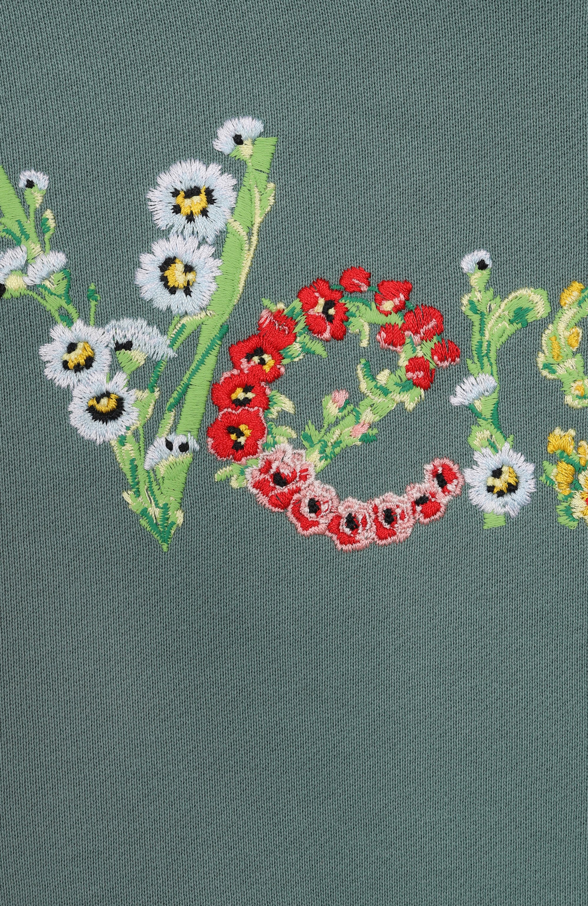 Хлопковое худи VERSACE, арт. 1018197/1A13050/8A-14A, фото 3