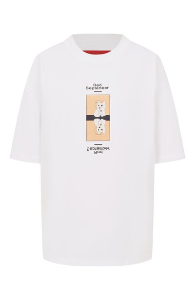 Женская хлопковая футболка RED SEPTEMBER, арт. 825.01.TSS17.10