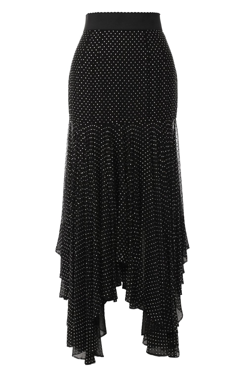 Шелковая юбка с декоративной отделкой DOLCE & GABBANA, арт. F4BHBZ/GD02U, фото 1