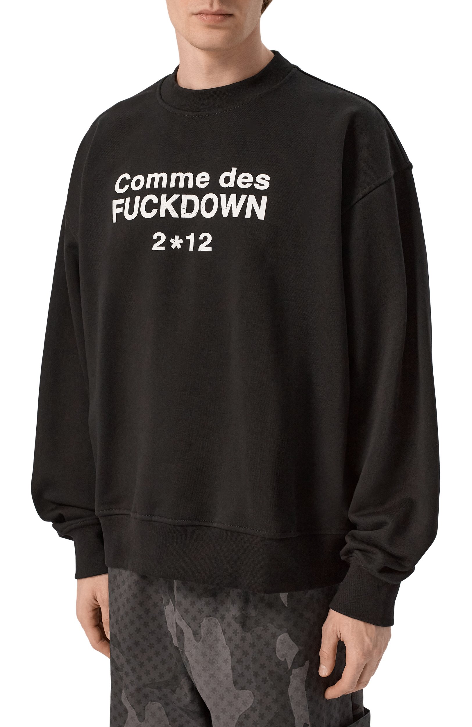 Хлопковый свитшот COMME DES FUCKDOWN, арт. CFABU00045, фото 3