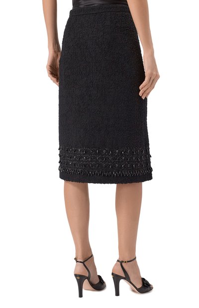 Шерстяная юбка VALENTINO, арт. 8B3RAEE5/9VM, фото 4