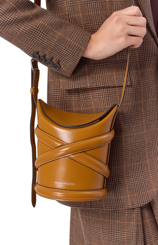 Сумка The Curve Alexander McQueen 46564671YB40 Коричневый  46564671YB40 Фото 2