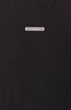 Мужская хлопковая футболка DSQUARED2 черного цвета, арт. S74GD1398/D20020 | Фото 6 (Длина (для топов): Стандартные; Рукава: Короткие; Драгоценные камни: Проставлено; Материал сплава: Проставлено; Принт: Без принта; Стили: Спорт-шик; Материал внешний: Хлопок; Мужское Кросс-КТ: Футболка-одежда; Кросс-КТ: Джерси)