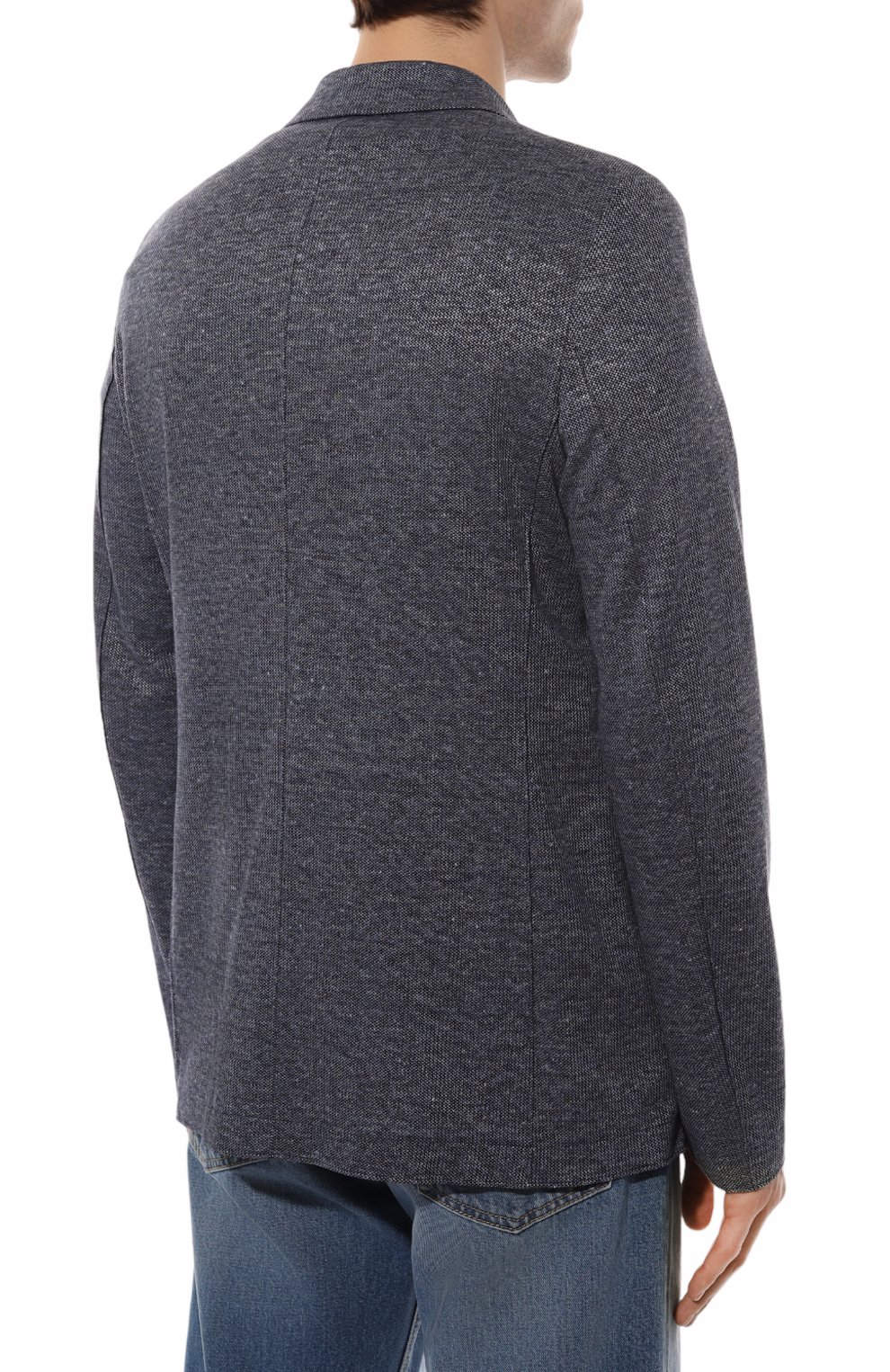 Пиджак изо льна и хлопка HARRIS WHARF LONDON, арт. C8P22PGH, фото 4