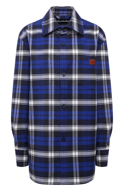 Женская хлопковая рубашка ACNE STUDIOS, арт. CB0027/W
