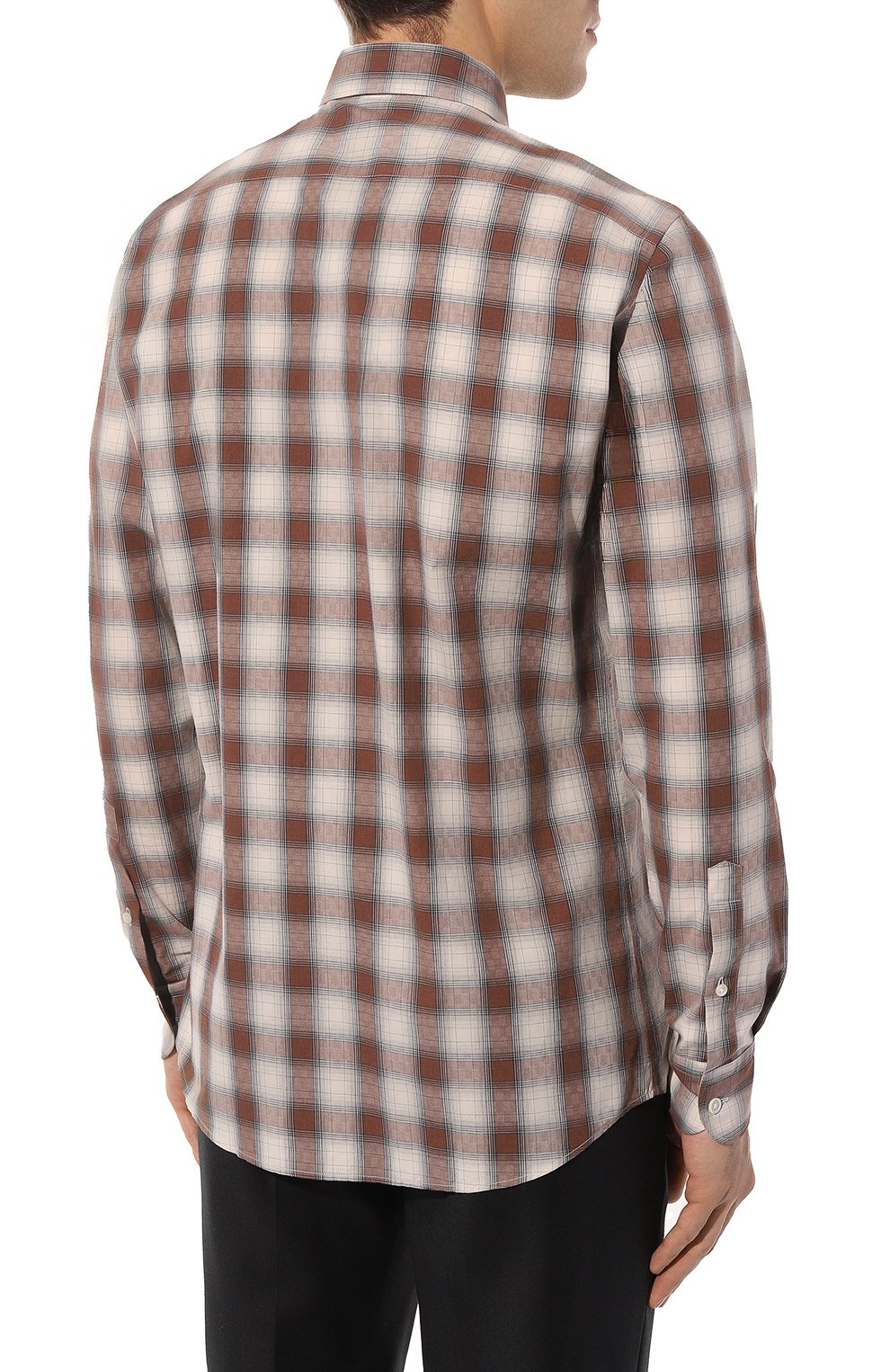 Хлопковая рубашка ZEGNA, арт. UCX21A6/SRF5, фото 4