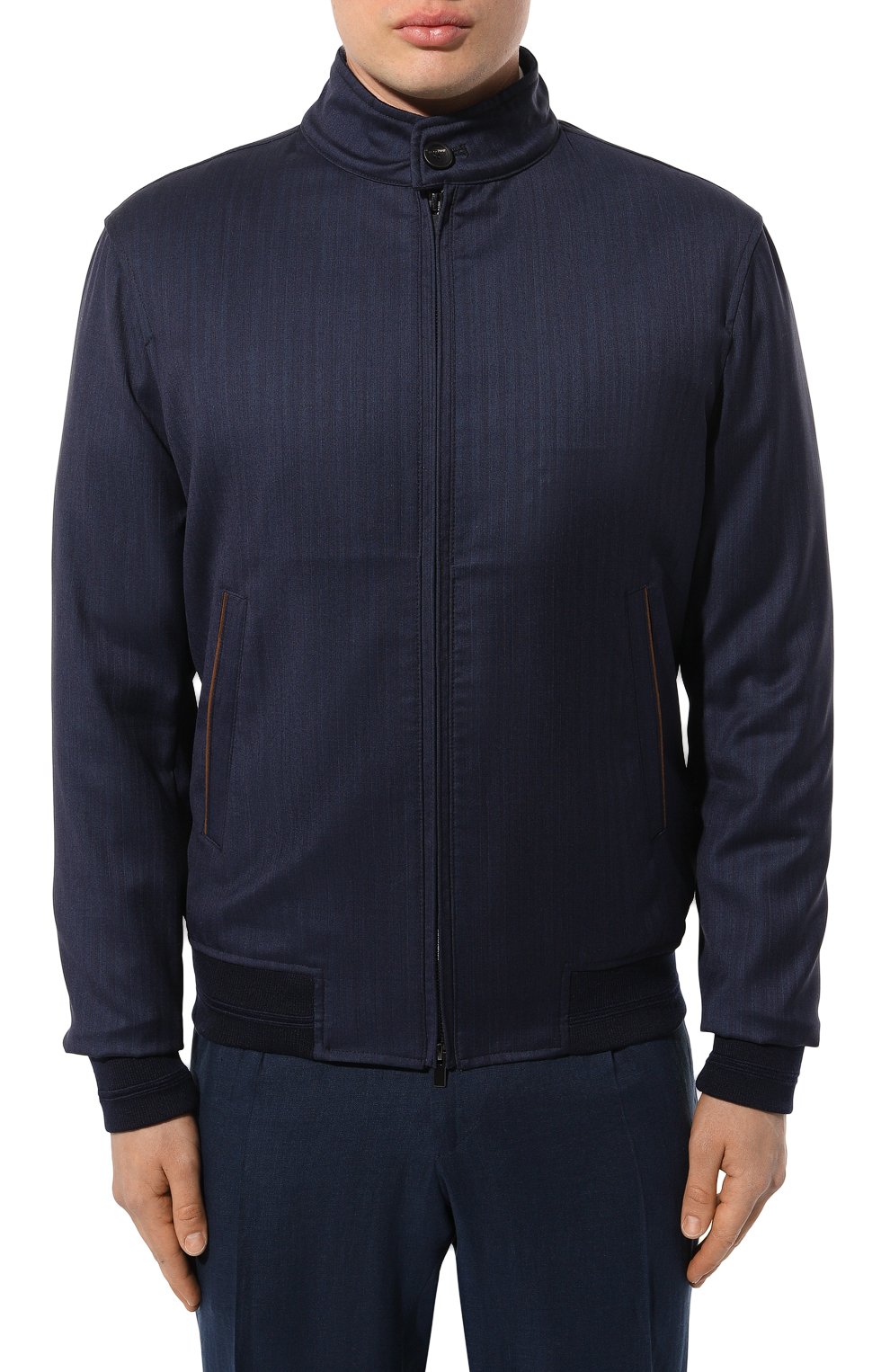 Бомбер из шерсти и шел�ка ANDREA CAMPAGNA, арт. BARNEYS/542.201, фото 3