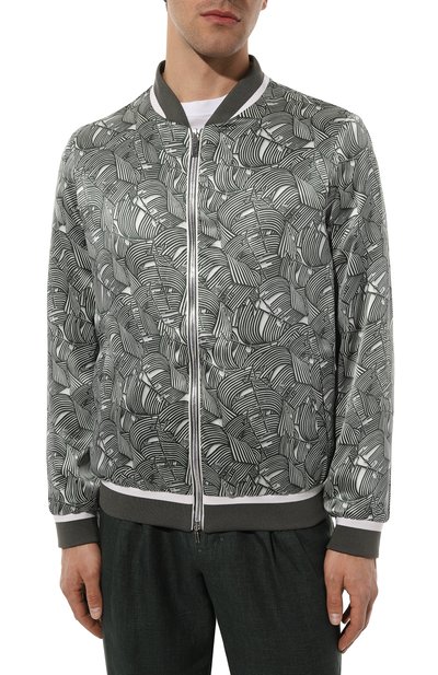 Шелковый бомбер ZILLI, арт. 0B0M00M0600VZCB00, фото 3