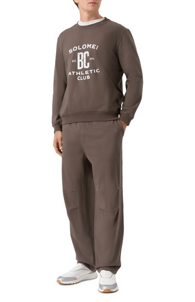 Хлопковые брюки BRUNELLO CUCINELLI, арт. MW8633381G, фото 2