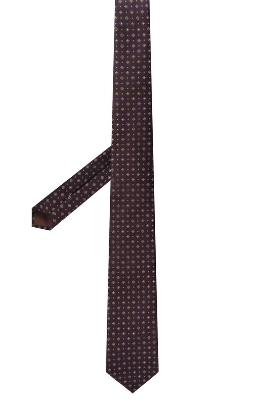 Шелковый галстук Canali 18/HJ04416 Фиолетовый  18/HJ04416 Фото 3
