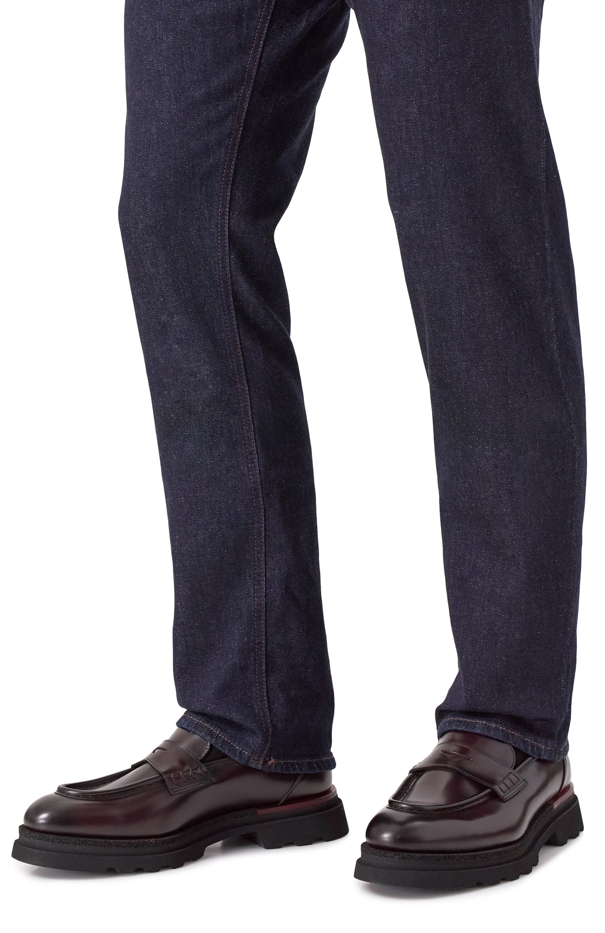 Кожаные пенни-лоферы W.GIBBS, арт. 7467014/R0IS W00LEN, фото 3