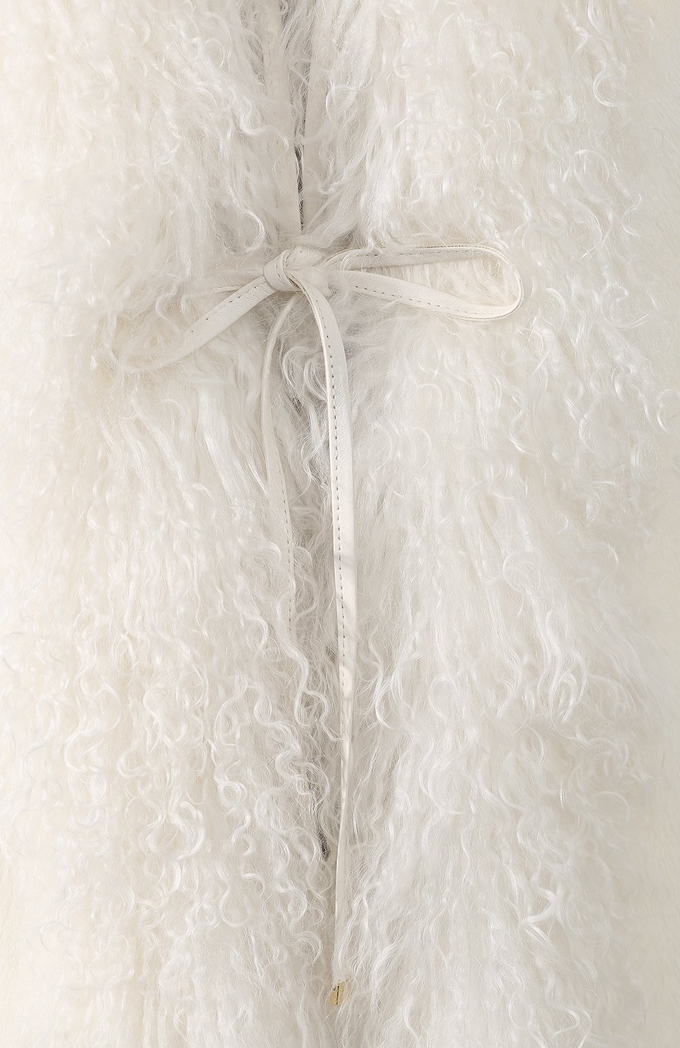 Меховой жилет DOLCE & GABBANA белого цвета по цене 1580000 руб., арт. I0551W/FUPLH, фото 5 Меховой жилет DOLCE & GABBANA, арт. I0551W/FUPLH, фото 5