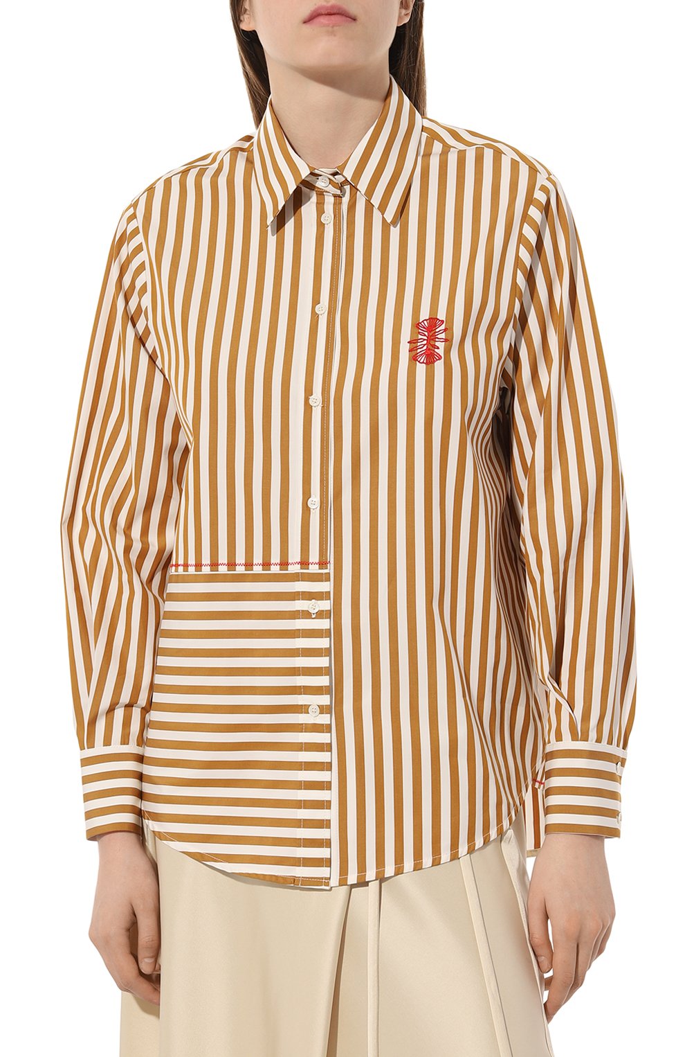 Хлопковая рубашка BEATRICE .B, арт. 23FE4020RIGA, фото 3