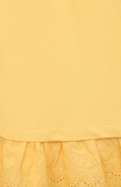 Хлопковое платье POLO RALPH LAUREN желтого цвета по цене 11200 руб., арт. 311862270, фото 3 Хлопковое платье POLO RALPH LAUREN, арт. 311862270, фото 3