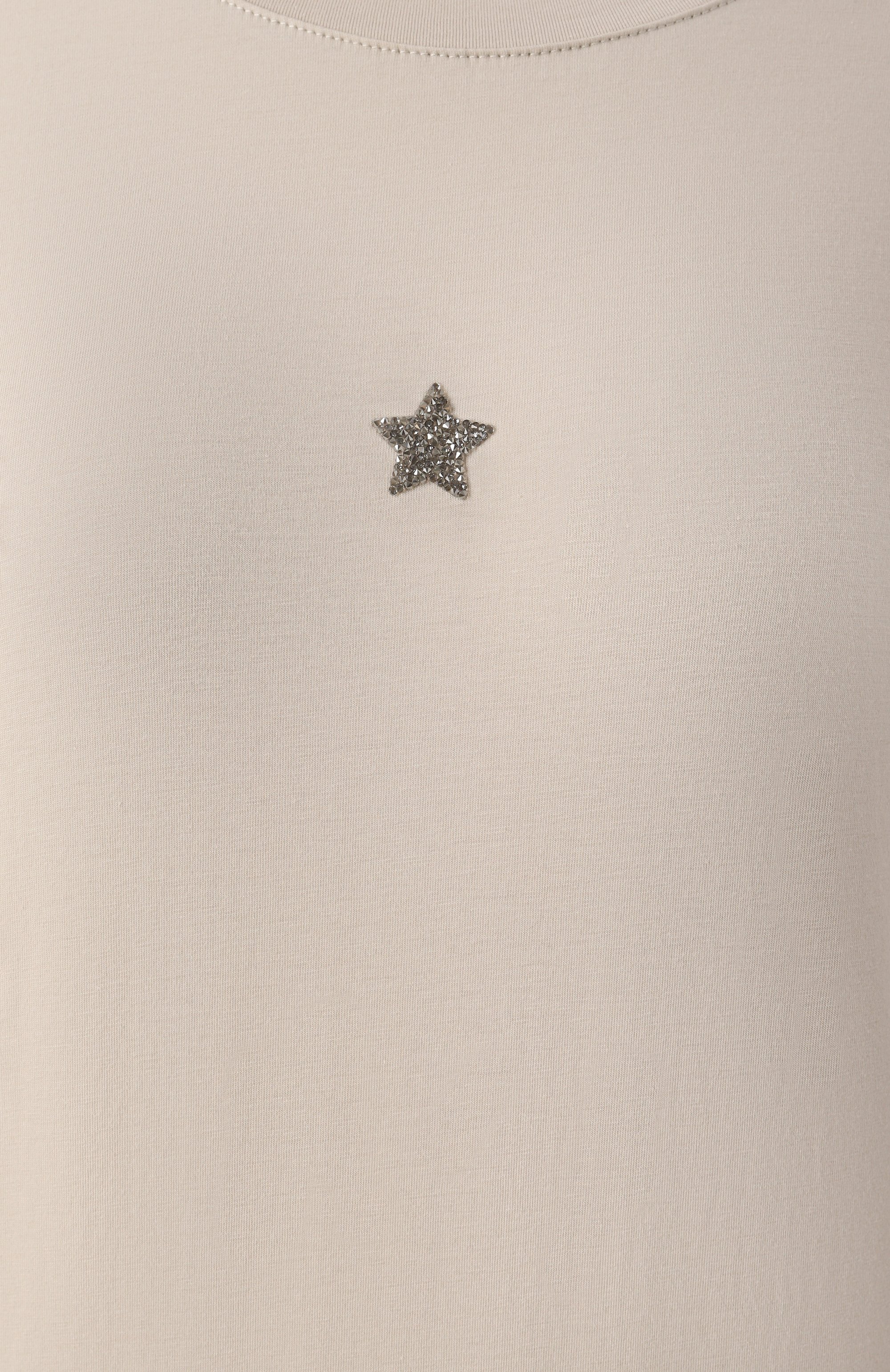 Хлопковый лонгслив LORENA ANTONIAZZI, арт. TS10/9999, фото 6