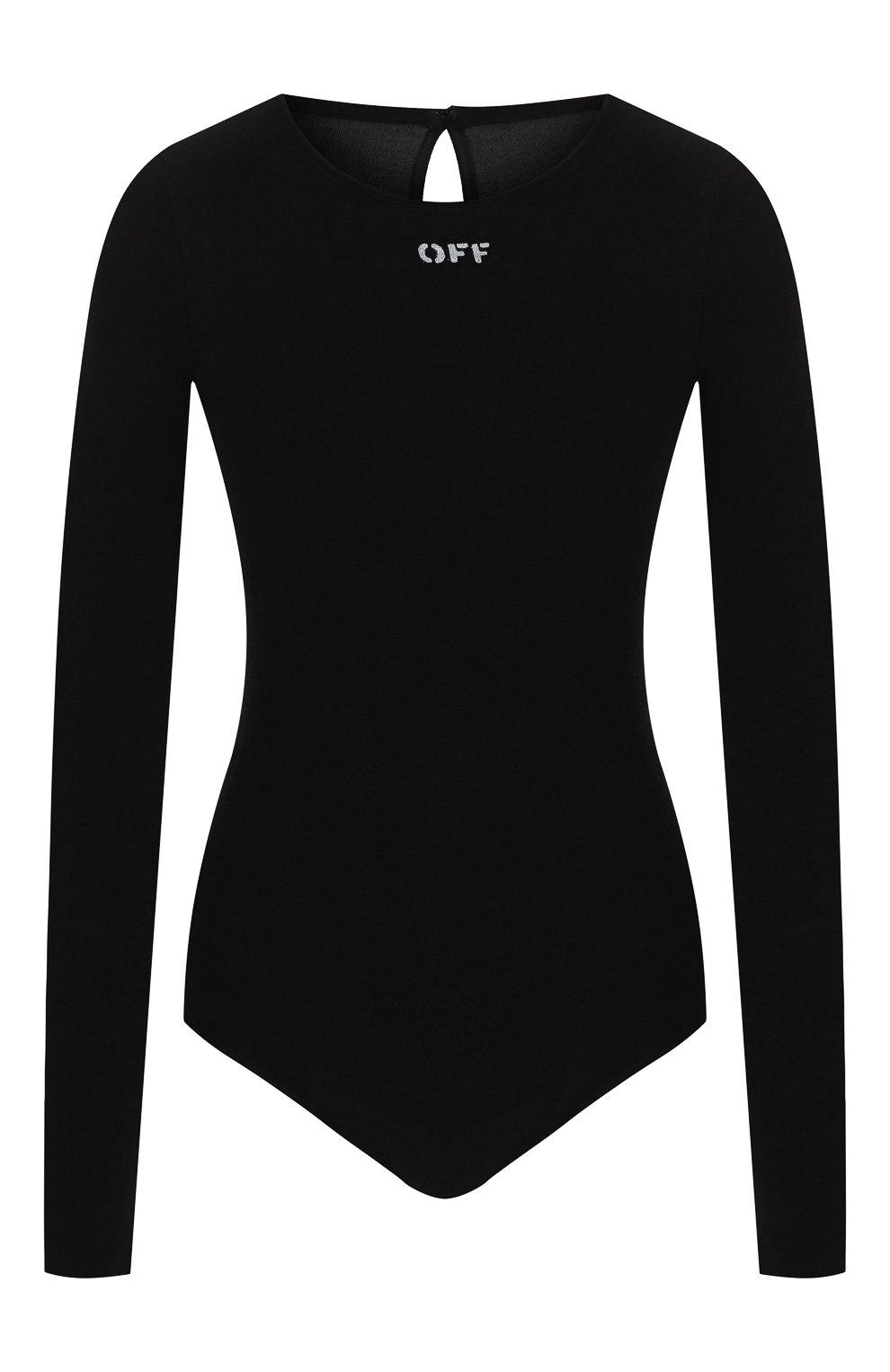Боди OFF-WHITE черного цвета по цене 27600 руб., арт. 0WDD009E19E670911001, фото 1 Боди OFF-WHITE, арт. 0WDD009E19E670911001, фото 1