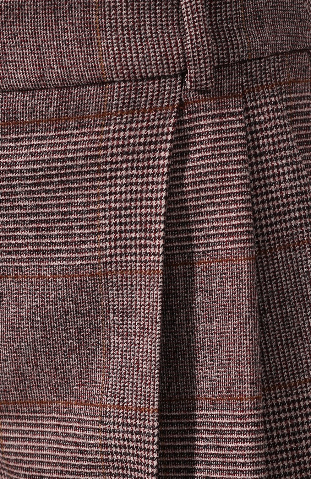 Шерстяные брюки STELLA MCCARTNEY бордового цвета по цене 53000 руб., арт. 591964/SNB50, фото 5 Шерстяные брюки STELLA MCCARTNEY, арт. 591964/SNB50, фото 5