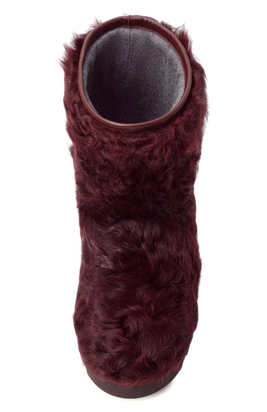 Полусапоги из овчины Brunello Cucinelli MZCHG3122 Бордовый  MZCHG3122 Фото 6