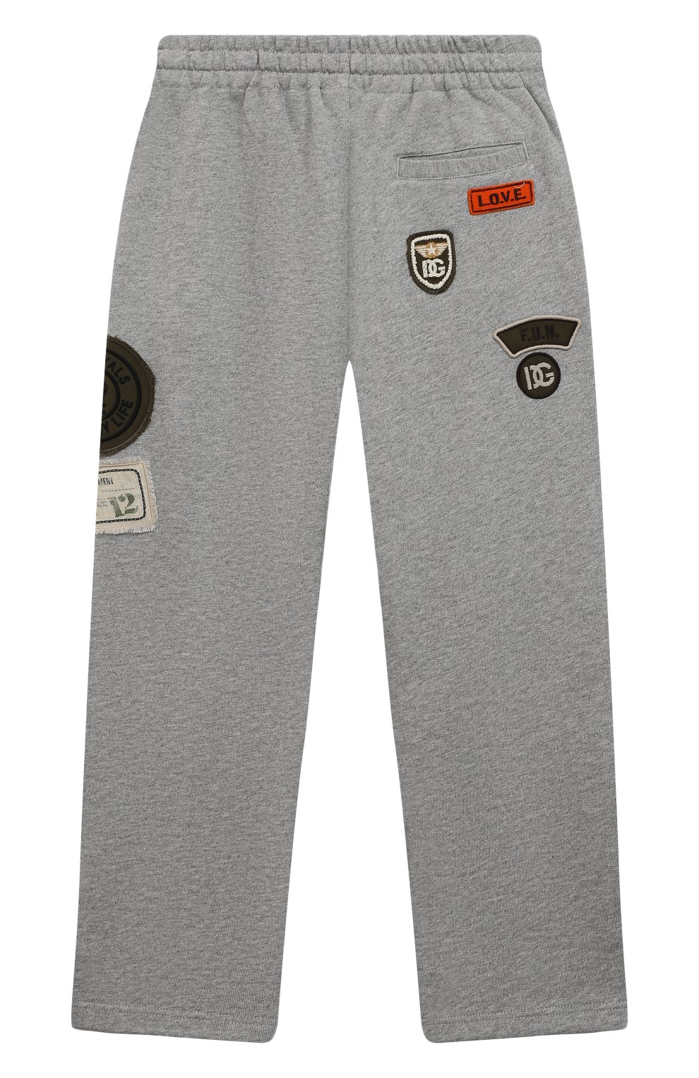 Хлопковые брюки DOLCE & GABBANA, арт. L4JPDA/G7E0D/8-14, фото 2