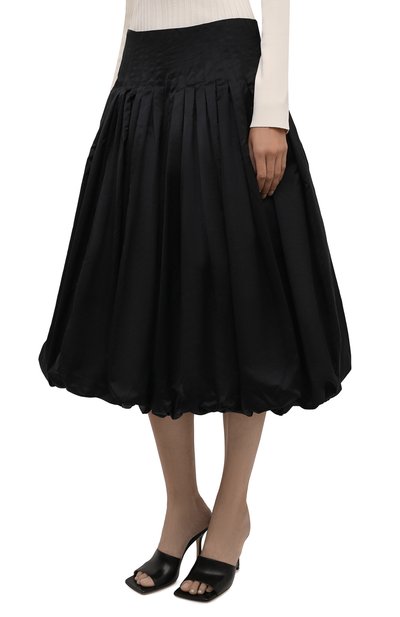 Юбка LANVIN черного цвета по цене 185500 руб., арт. RW-ST0105-4878-H21, фото 3 Юбка LANVIN, арт. RW-ST0105-4878-H21, фото 3