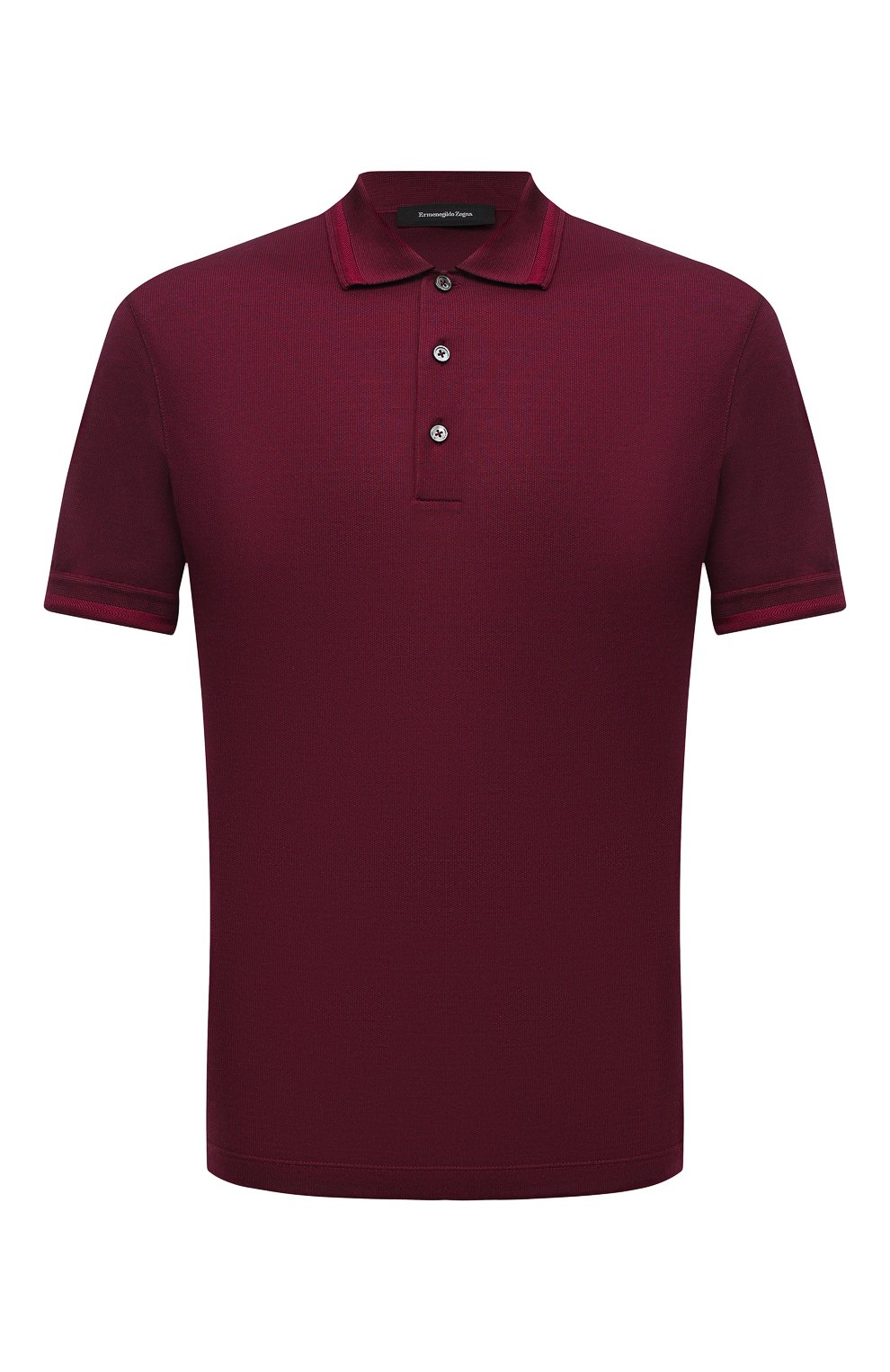 Поло из шелка и хлопка ZEGNA, арт. UW341/746, фото 1