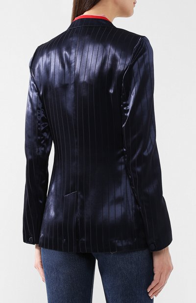 Двубортный жакет RAG AND BONE темно-синего цвета по цене 47750 руб., арт. W292419NW, фото 4 Двубортный жакет RAG AND BONE, арт. W292419NW, фото 4