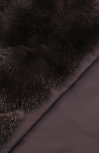 Двусторонний шарф из меха соболя BLACK SABLE, арт. BS-004SL, фото 4