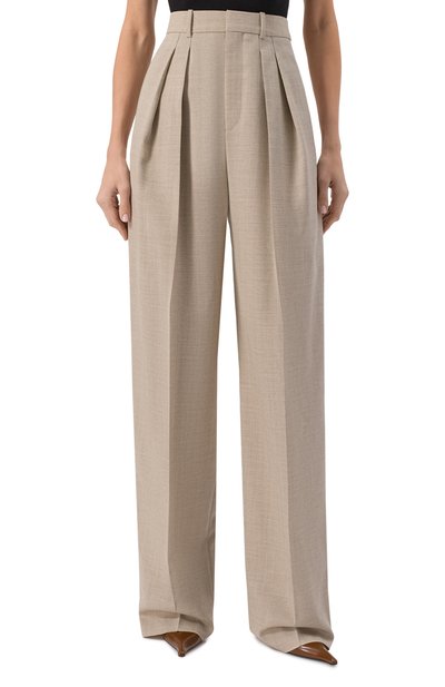 Шерстяные брюки SAINT LAURENT, арт. 824389/Y5K17, фото 3