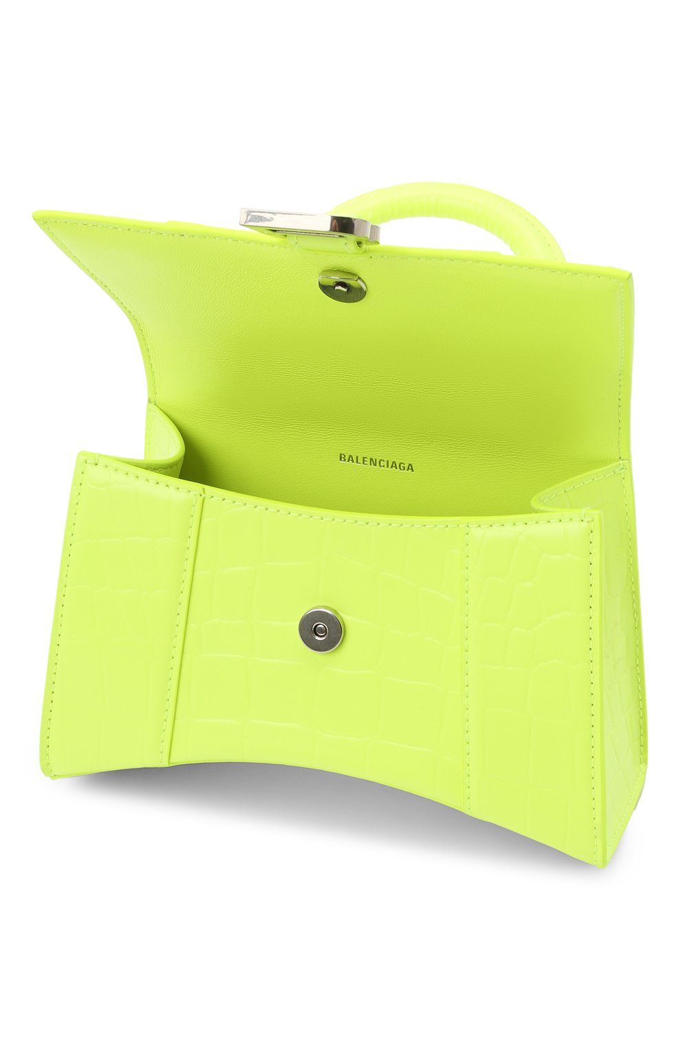 Сумка hourglass xs BALENCIAGA зеленого цвета по цене 226000 руб., арт. 592833/15VDY, фото 4 Сумка hourglass xs BALENCIAGA, арт. 592833/15VDY, фото 4
