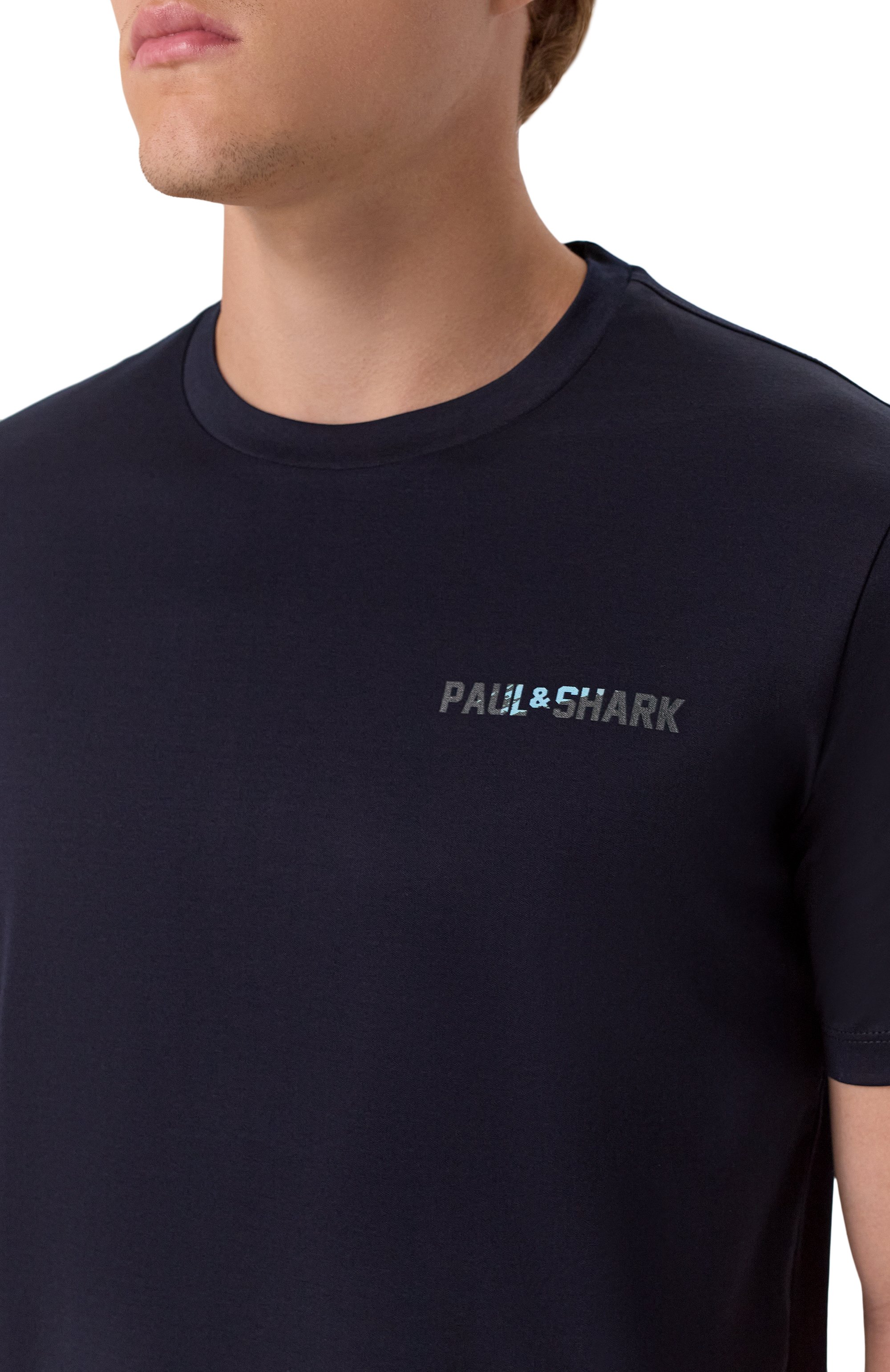 Хлопковая футболка PAUL&SHARK, арт. 15311633/3XL-6XL, фото 5