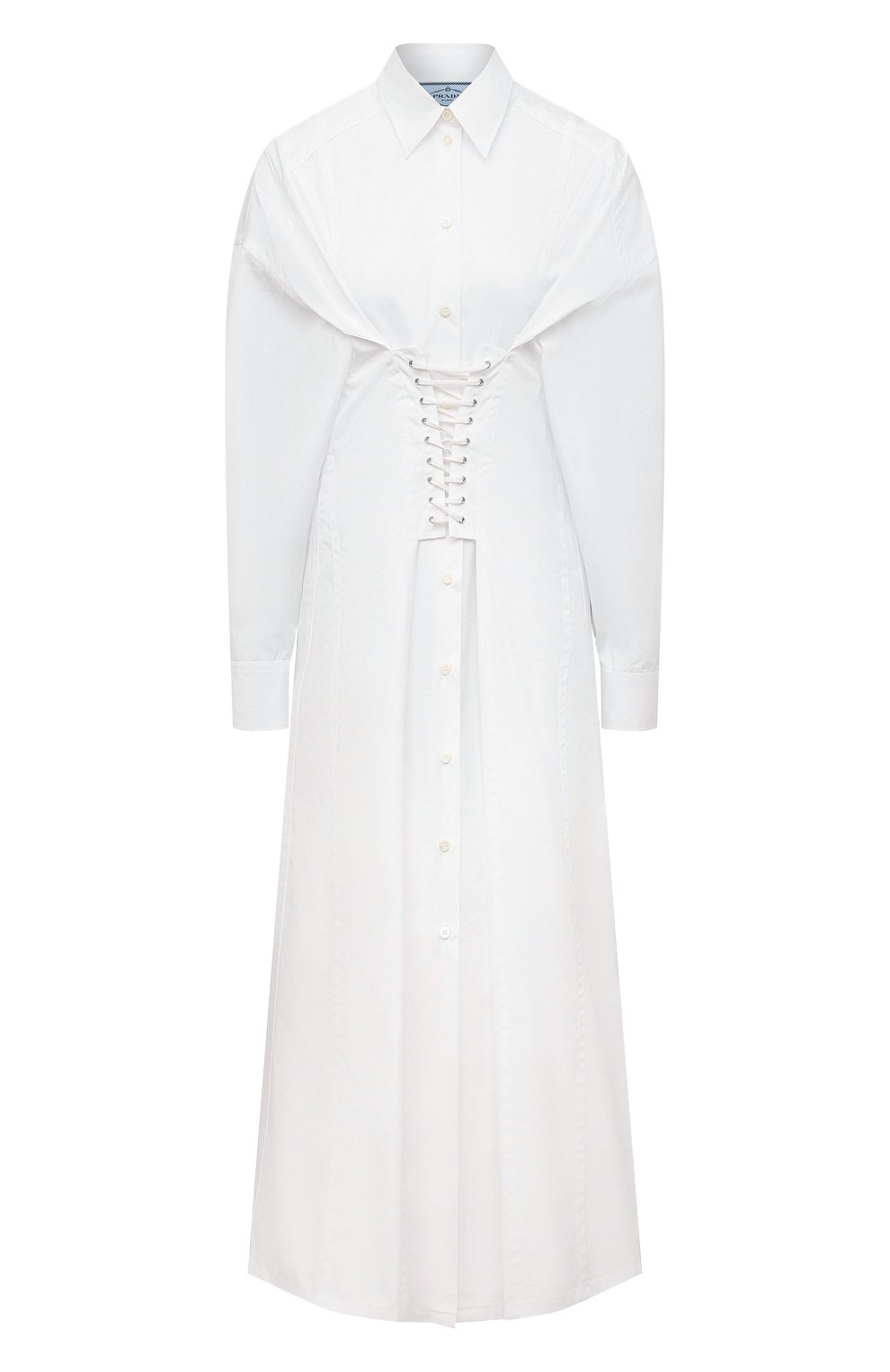 Хлопковое платье PRADA, арт. P3H11L-1XV2-F0009-221, фото 1