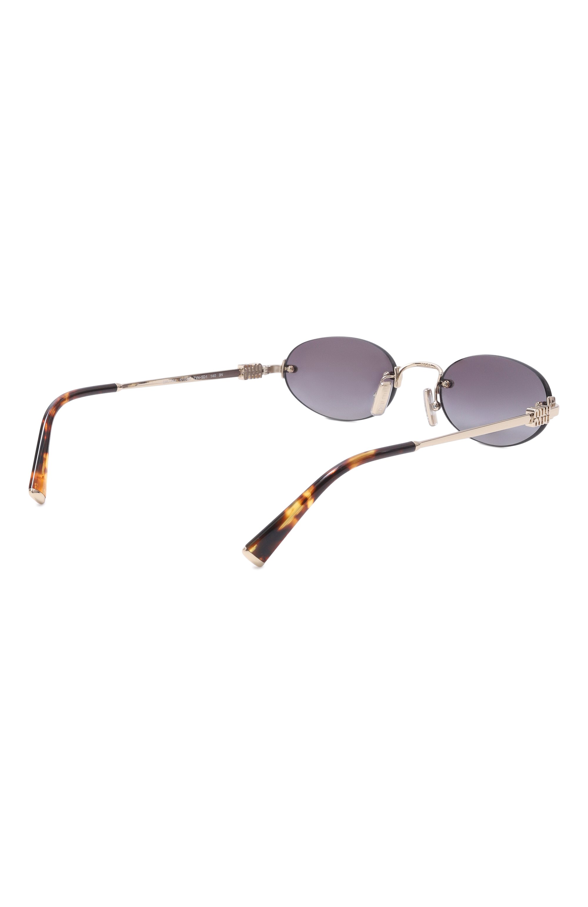 Солнцезащитные очки MIU MIU серого цвета по цене 67950 руб., арт. A54S-ZVN5D1, фото 3 Солнцезащитные очки MIU MIU, арт. A54S-ZVN5D1, фото 3