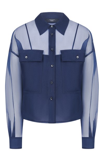 Женская шелковая рубашка WEEKEND MAX MARA, арт. WKDC0L0MBA