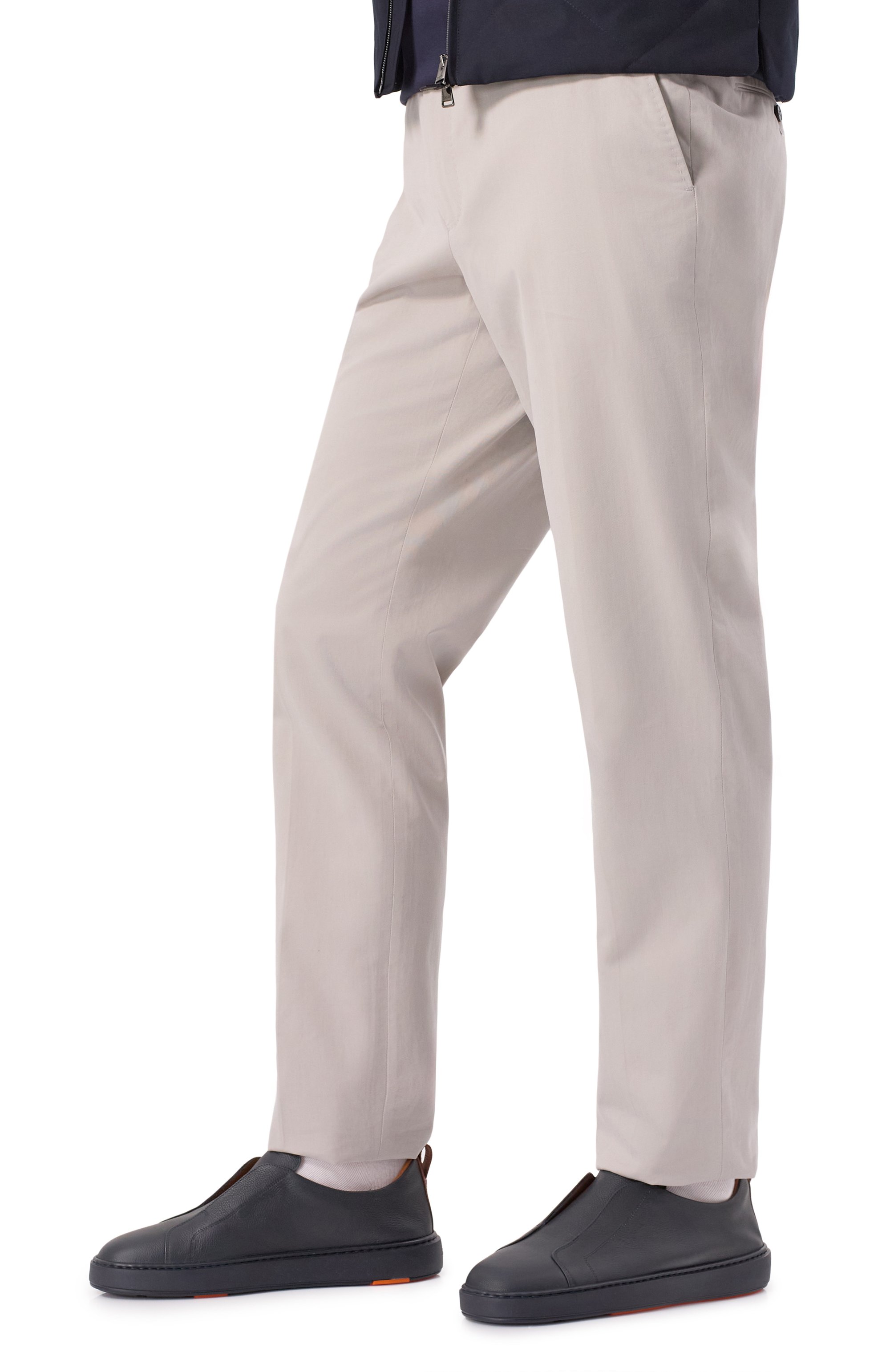 Кожаные кеды cleanic SANTONI, арт. MBCG219950CATLLD, фото 3