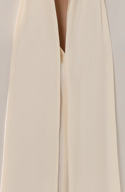 Однотонное шелковое платье с бантом CHLOÉ, арт. CHC18AR047011, фото 5