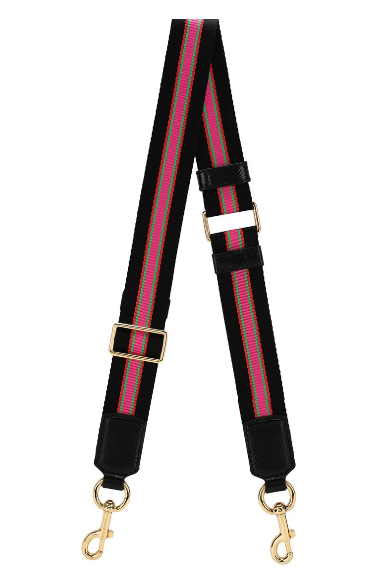 Женские ремень для сумки MARC JACOBS (THE) черного цвета, арт. M0015155 | Фото 1 (Материал: Текстиль; Кросс-КТ: ремень-сумка; Нос: Не проставлено)
