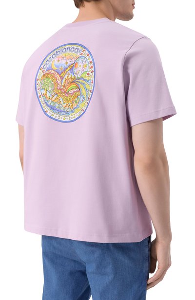 Хлопковая футболка CASABLANCA, арт. MS25JTS00109, фото 4