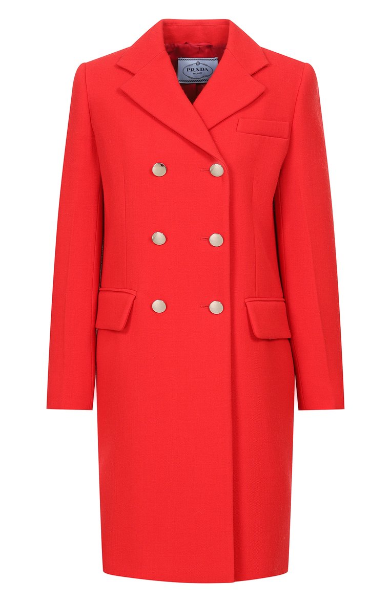 Шерстяное пальто PRADA, арт. P664M-GUL-F0011-201, фото 1