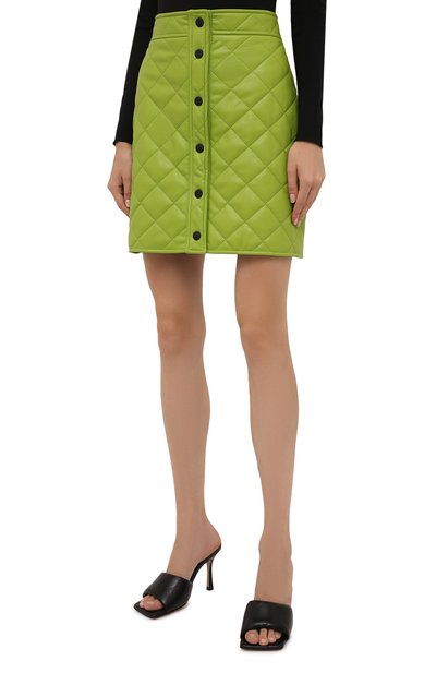 Юбка из экокожи MSGM, арт. 3141MDD23 217616, фото 3