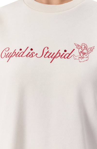 Хлопковый свитшот HUGO BLUE белого цвета по цене 17950 руб., арт. 50533960, фото 5 Хлопковый свитшот HUGO BLUE, арт. 50533960, фото 5